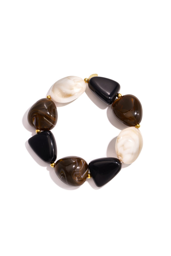 Bracelet en perless de forme irrégulière