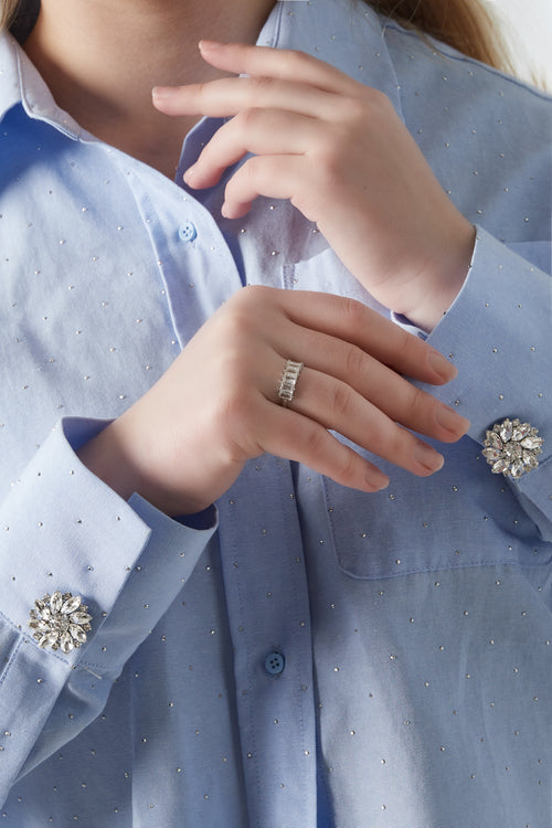 Boutons de manchette de luxe blooming – GIGI