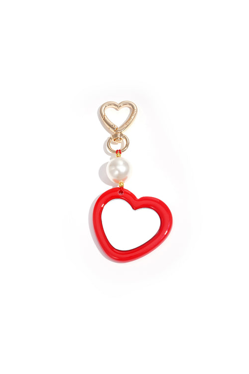 Boucles d'oreilles en forme de cœur serties de pierres – GIGI