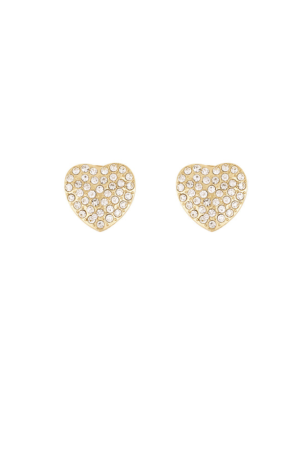 Boutons de manchette amour étincelant