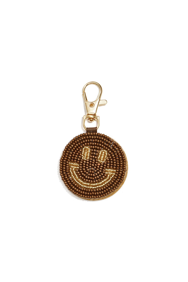 Porte-clés pour sac Visage souriant Lunettes